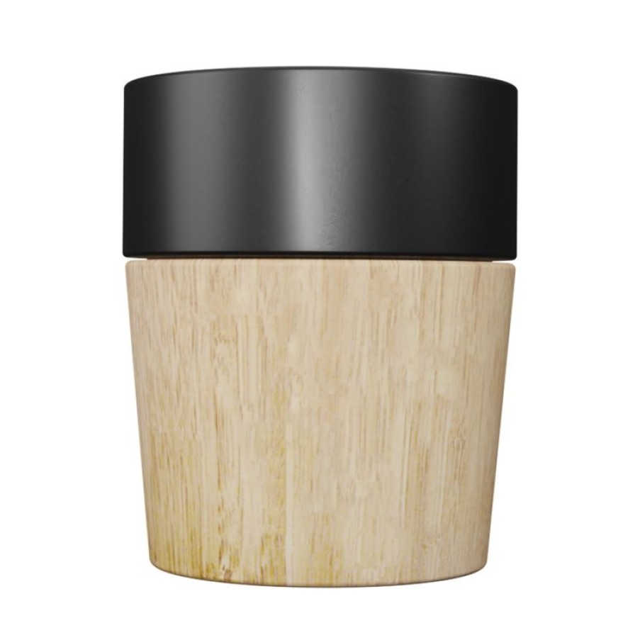 Mokken Mokken Fabriek | Woody Mat Zwarte Mok 15 Cl.