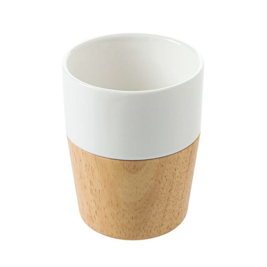 Mokken Mokken Fabriek | Beker Woody Wit 30 Cl.