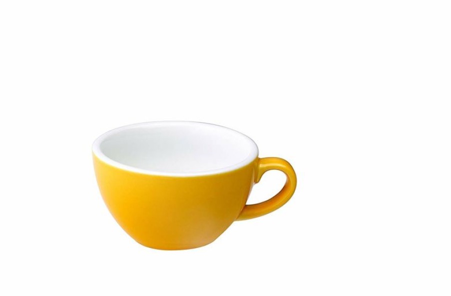 Cappuccino Kopjes Mokken Fabriek | Egg Cappuccino Kop 20 Cl. Geel