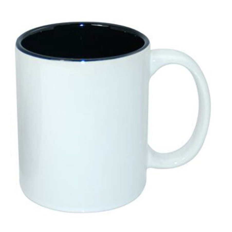Mokken Mokken Fabriek | Sublimok Gekleurde Binnenzijde Zwart 25 Cl.