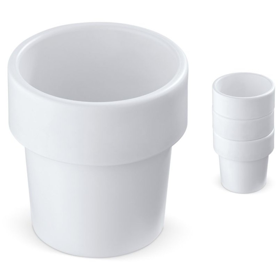 Mokken Mokken Fabriek | Eco Pe Koffiebeker 24 Cl. Wit