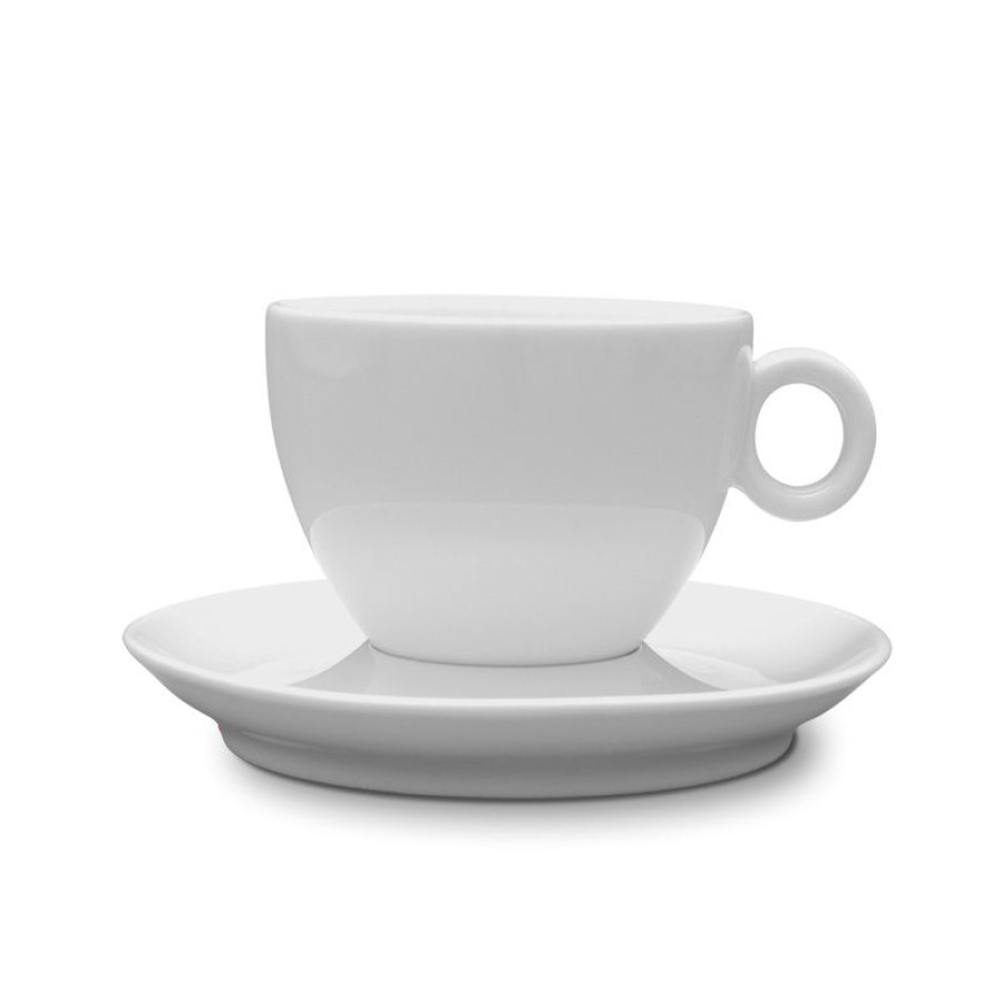 Koffiekopjes Mokken Fabriek | Bola Koffie Wit 15 Cl. Set Spoed