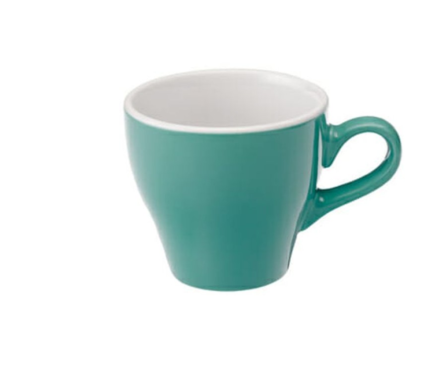 Cappuccino Kopjes Mokken Fabriek | Tulip Cappuccino Kop 28 Cl. Teal