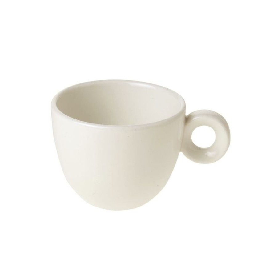 Koffiekopjes Mokken Fabriek | Bola Koffie Kop Roomwit 15 Cl.