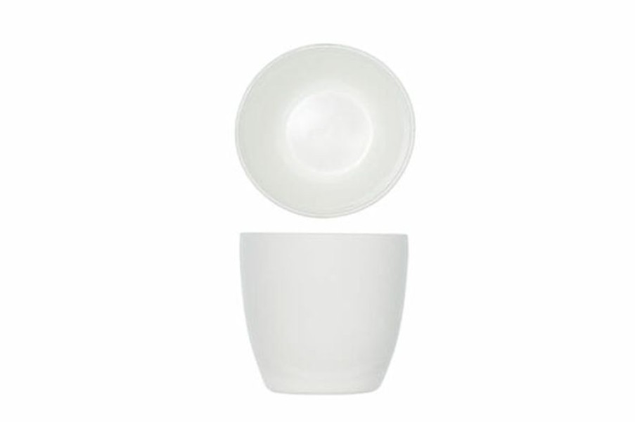 Mokken Mokken Fabriek | Mok Zonder Oor 1350 Mat Wit 18 Cl