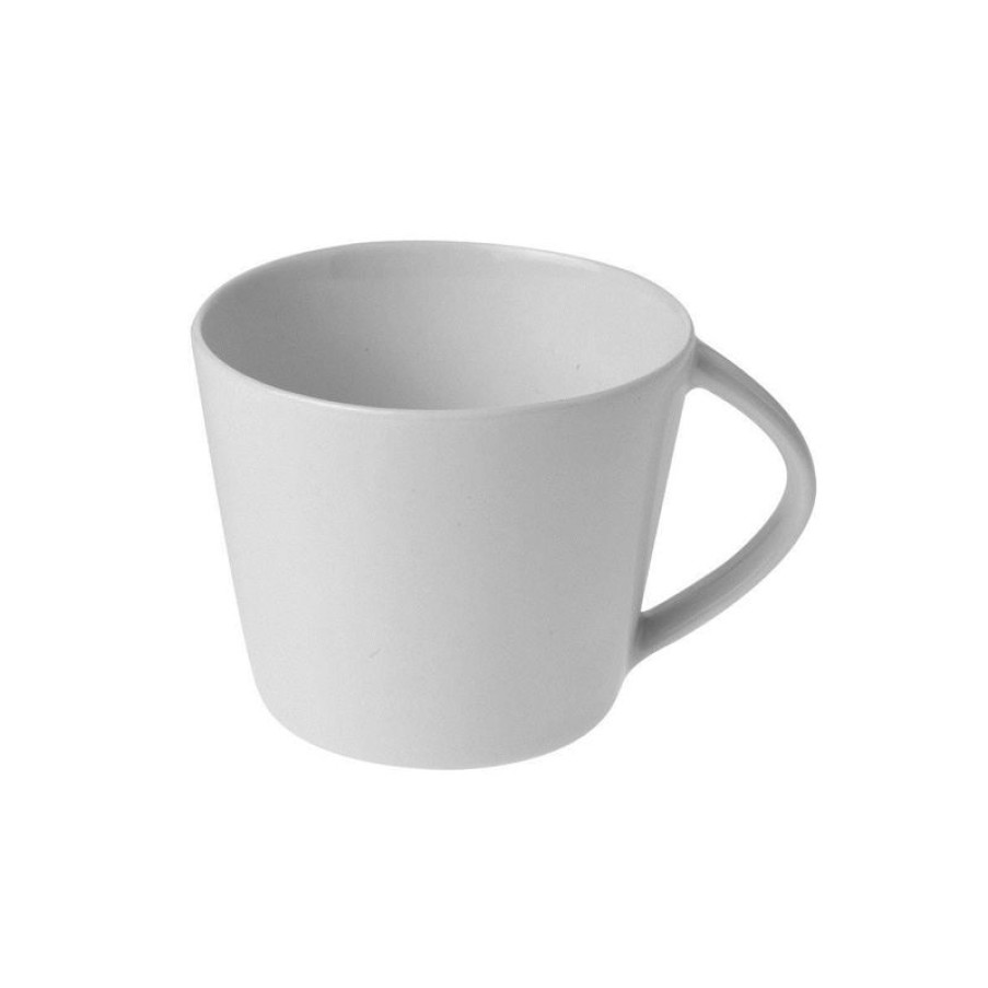 Koffiekopjes Mokken Fabriek | Eva Koffie Kop Wit 20 Cl.