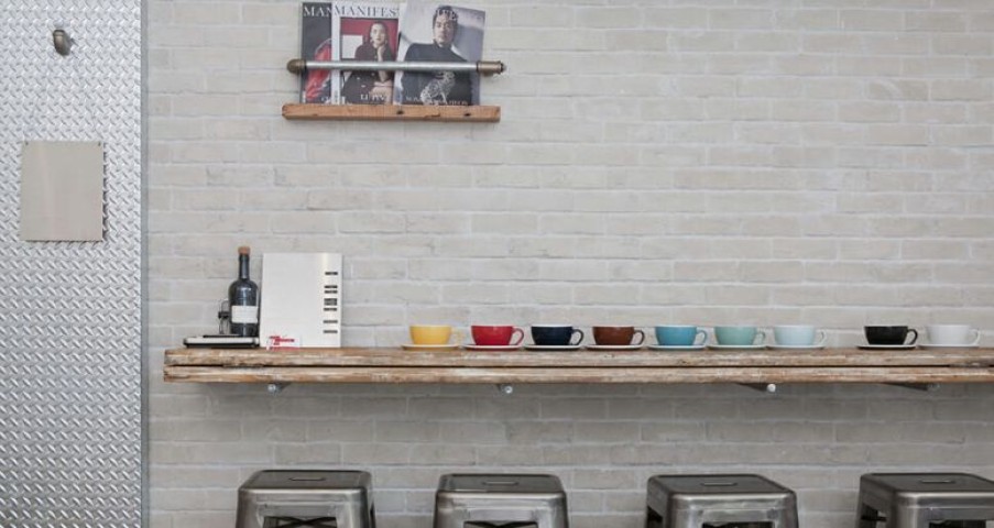 Cappuccino Kopjes Mokken Fabriek | Egg Latte Kop & Schotel 30 Cl. Denim