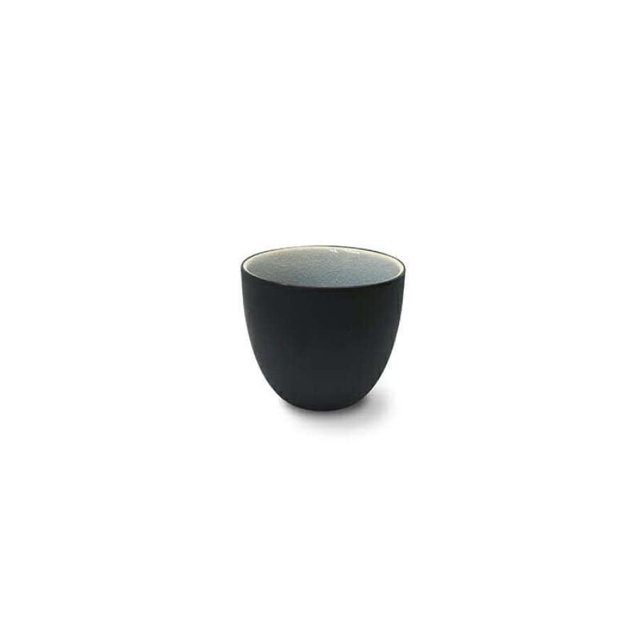 Mokken Mokken Fabriek | Espresso Kop Colormix 13 Cl. Mat Zwart Zonder Oor