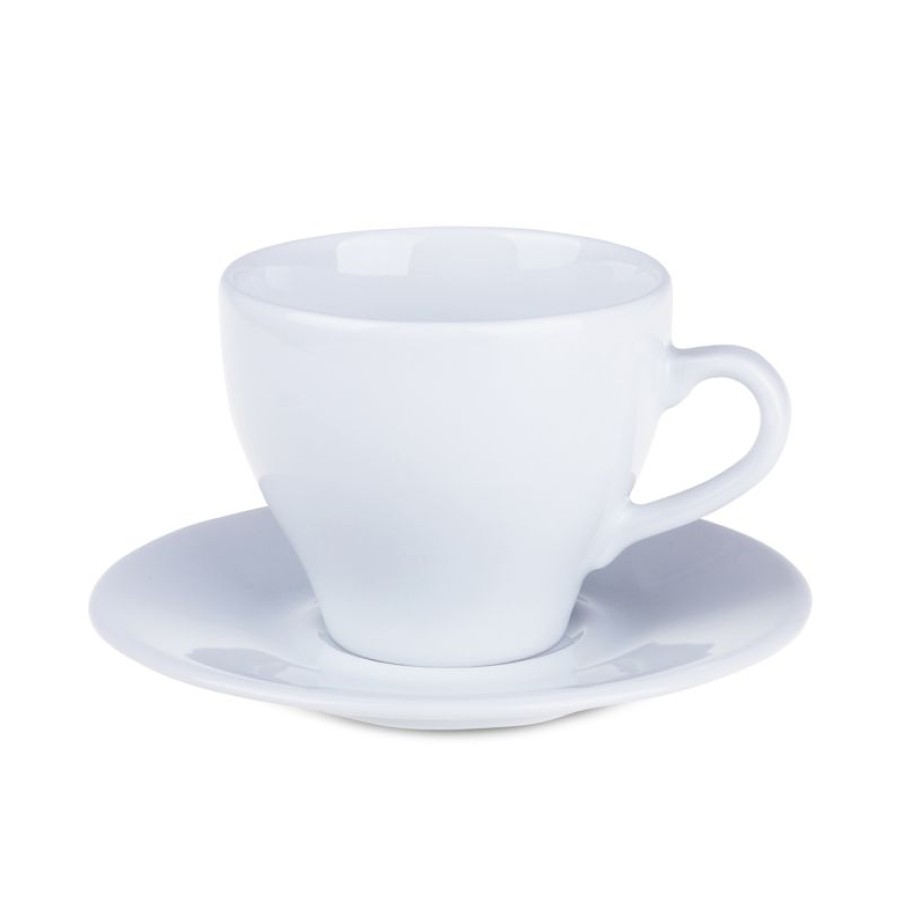 Cappuccino Kopjes Mokken Fabriek | Dom Cappuccino Wit 20 Cl. Set Spoed