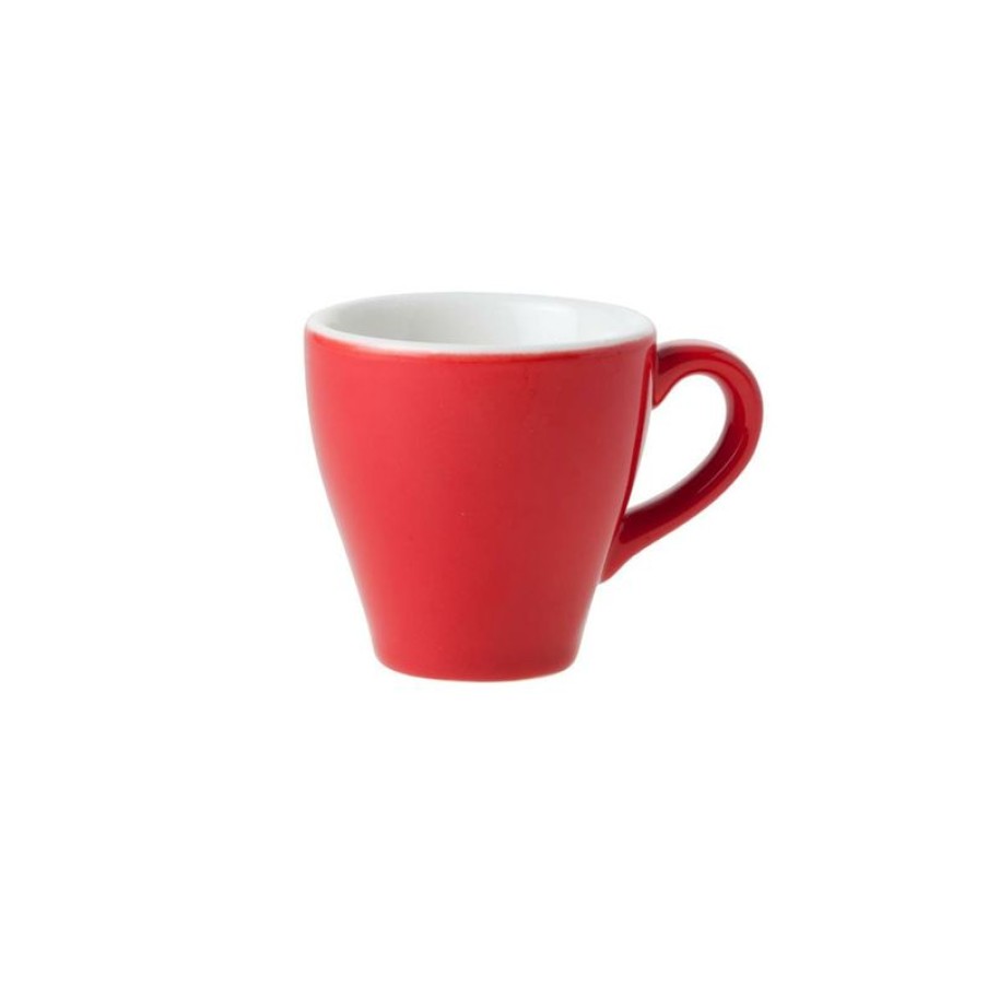 Espresso Kopjes Mokken Fabriek | Barista Espresso Kop Rood 7 Cl.