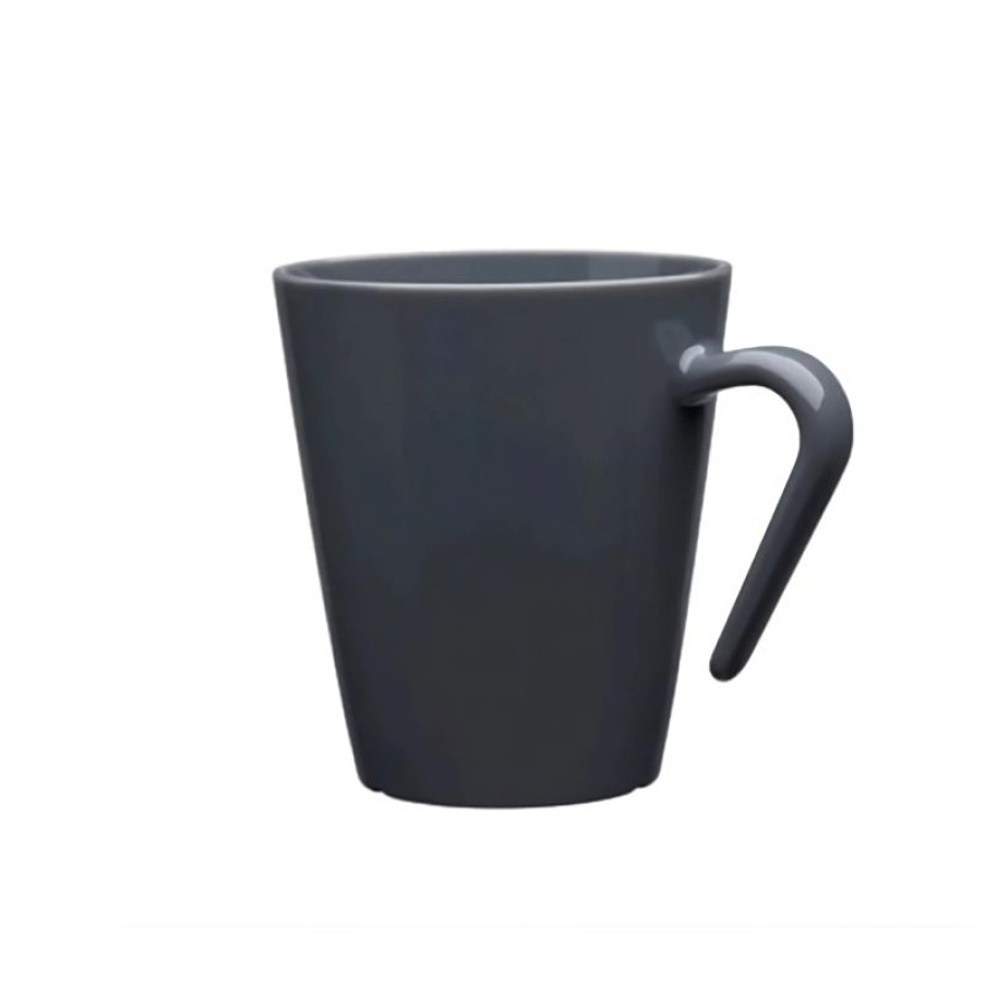 Mokken Mokken Fabriek | Koffiebeker Kunststof (Pp) Donkergrijs 27 Cl. Stapelbaar