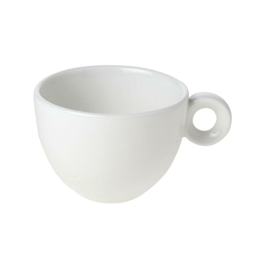 Cappuccino Kopjes Mokken Fabriek | Bola Cappuccino Kop Wit 20 Cl.