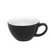 Cappuccino Kopjes Mokken Fabriek | Egg Latte Kop 30 Cl. Zwart