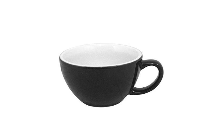 Cappuccino Kopjes Mokken Fabriek | Egg Latte Kop 30 Cl. Zwart
