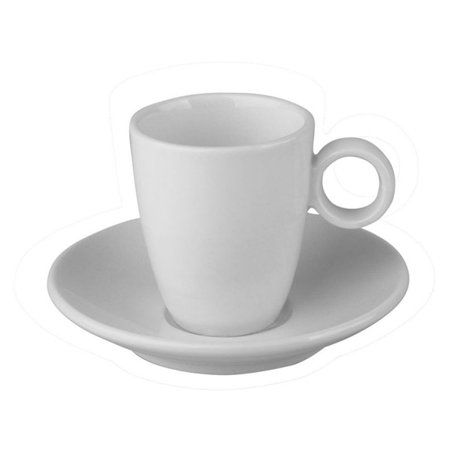 Espresso Kopjes Mokken Fabriek | Bart Espresso Off-White 6,5 Cl. Set