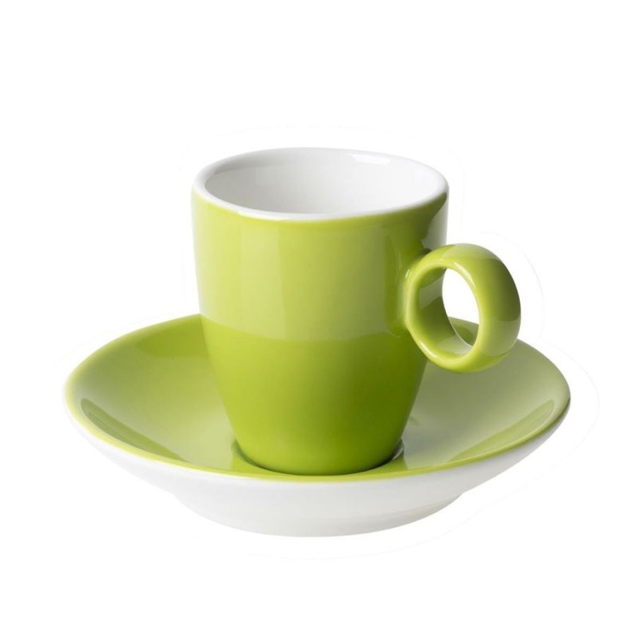 Espresso Kopjes Mokken Fabriek | Bart Espresso Groen 6,5 Cl. Set
