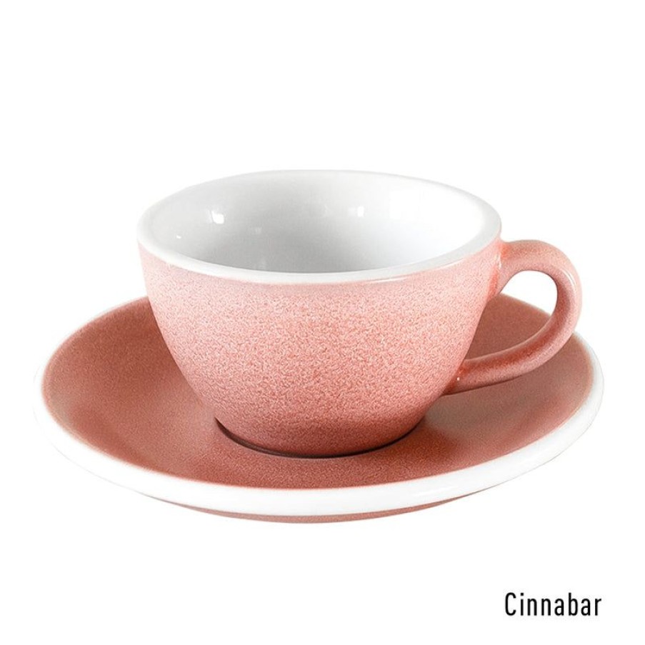 Koffiekopjes Mokken Fabriek | Egg Koffie Kop & Schotel 15 Cl. Cinnabar