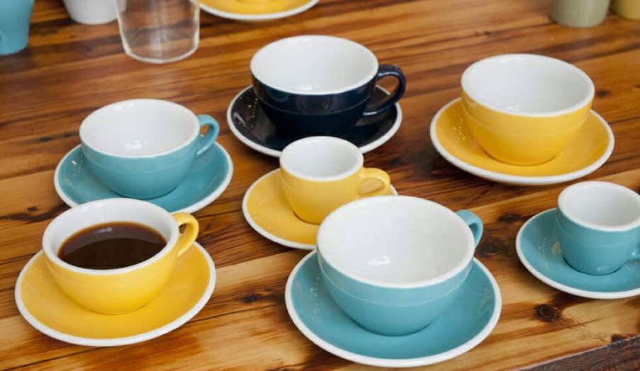 Espresso Kopjes Mokken Fabriek | Egg Espresso Kop & Schotel 8 Cl. Teal