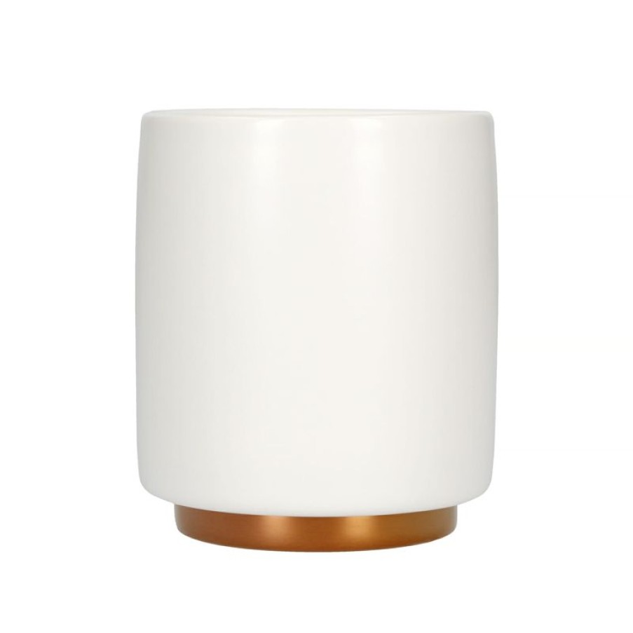 Mokken Mokken Fabriek | Monty Dubbelwandige Koffie Beker Wit 13 Cl.