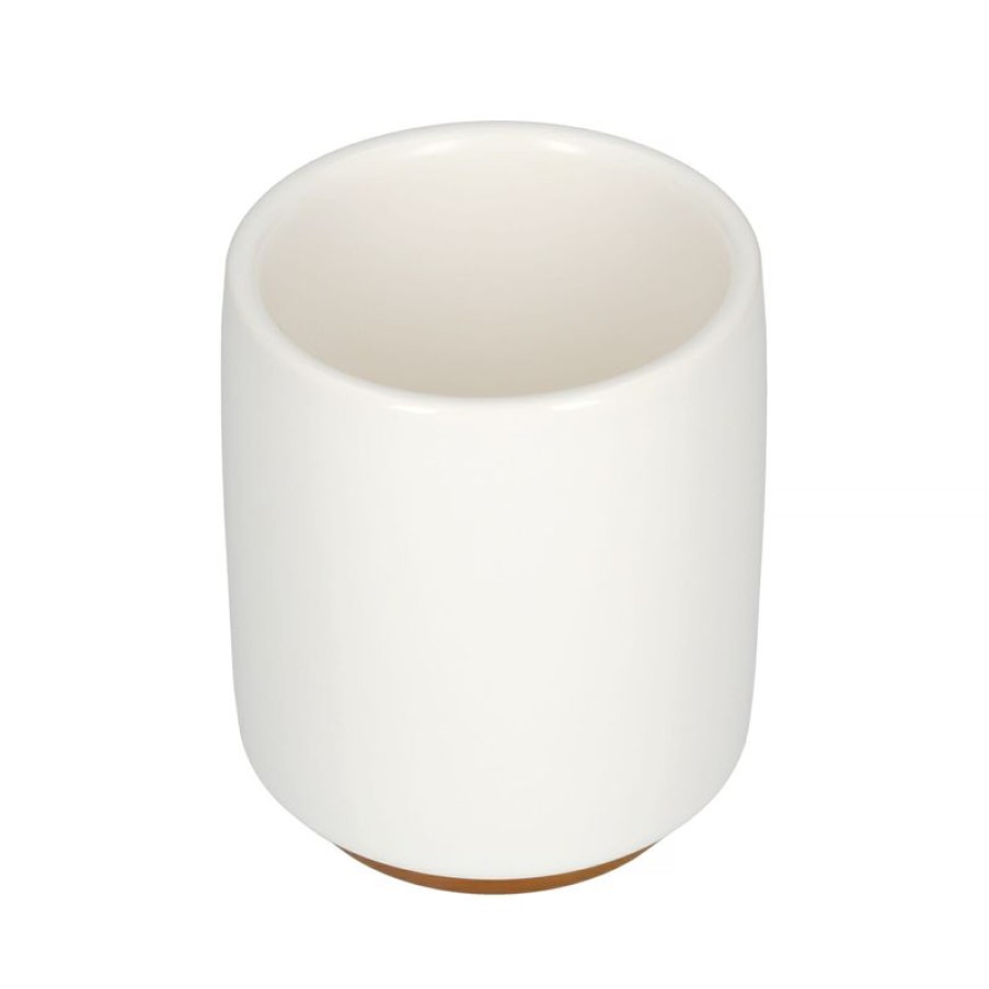 Mokken Mokken Fabriek | Monty Dubbelwandige Koffie Beker Wit 13 Cl.