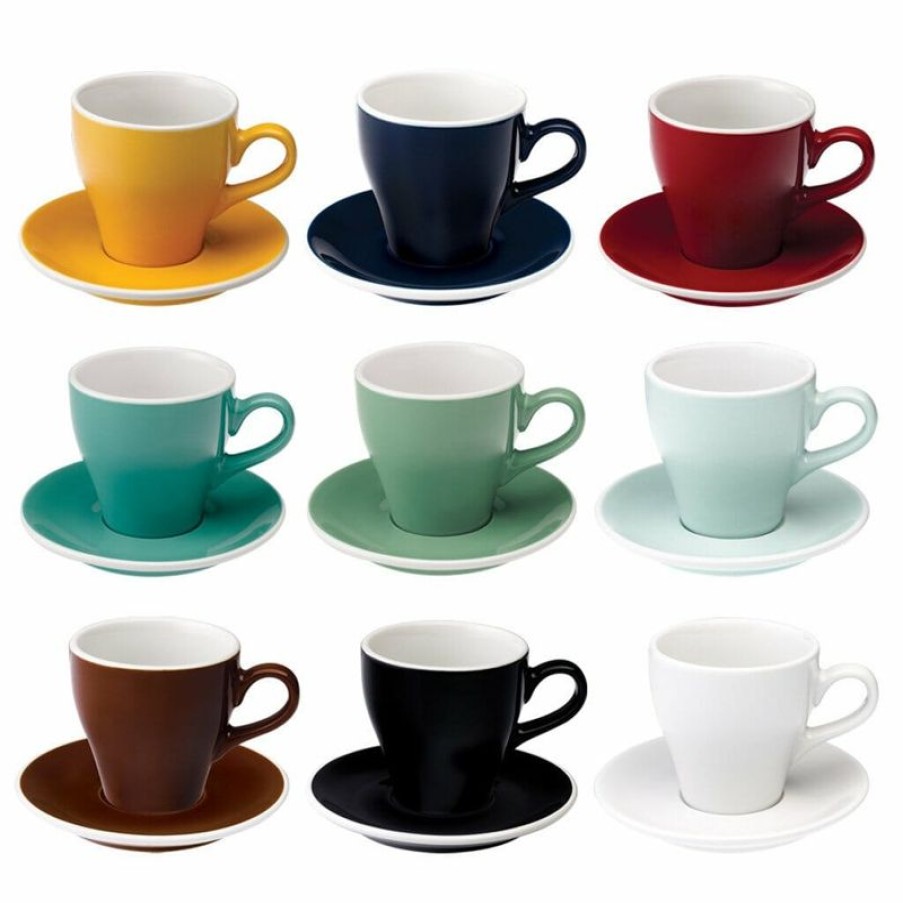Cappuccino Kopjes Mokken Fabriek | Tulip Cappuccino Kop 28 Cl. Rood