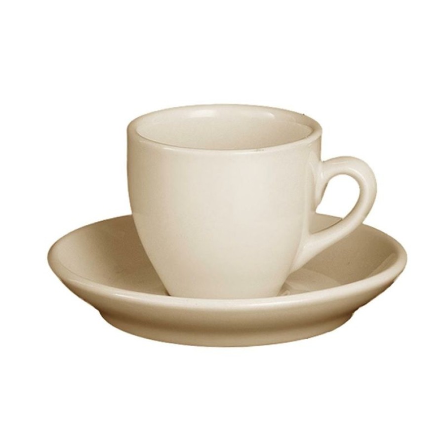 Espresso Kopjes Mokken Fabriek | Robusta Espresso Ivoor 9 Cl. Set